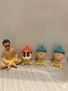クレヨンしんちゃん フィギュア 4体セット カプセルトイ