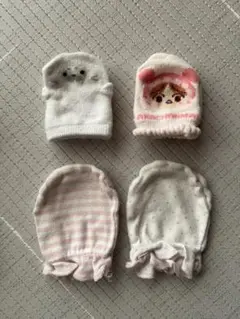 ベビー用　ミトン　4点セット