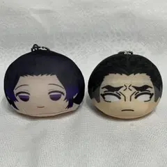 鬼滅の刃　おまんじゅうにぎにぎマスコット　悲鳴嶼行冥　胡蝶しのぶ