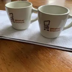 ミスタードーナツ　35周年記念オリジナルコーヒーカップ　美品　ペアセット