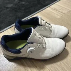 ASICS ゴルフシューズ スパイク ホワイト/ネイビーのサムネイル