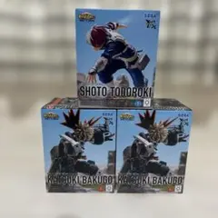 僕のヒーローアカデミア XrossLink 轟焦凍＆爆豪勝己フィギュア3点セット