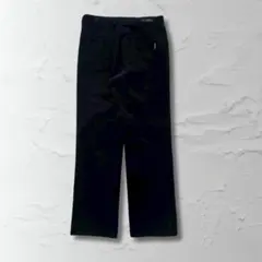 デニム　ストレートデニム　ウエスト70cm　レディース　M　L　ブラック　黒のサムネイル