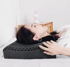 極柔 ジェル枕 無重力TPE素材 ハニカム構造 ヒツジのいらない枕類似品