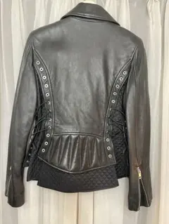 期間限定‼️ DIESEL ディーゼル　ラムレザー　ライダースジャケット