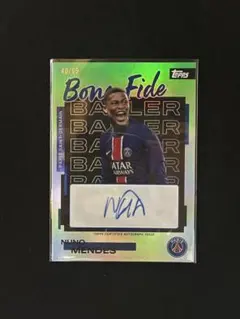 Nuno Mendes 2025-26 Topps 直筆サインカード 99