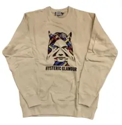 HYSTERIC GLAMOUR グラフィックトレーナー ベージュ