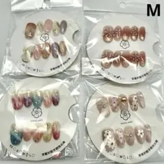 NAIALART ネイルチップ　Mサイズ　4点セットのサムネイル