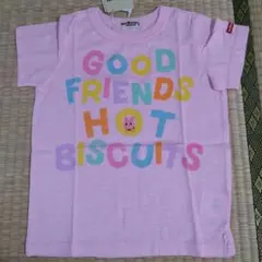 HOT BISCUITS 半袖Tシャツ ピンク 100cmのサムネイル