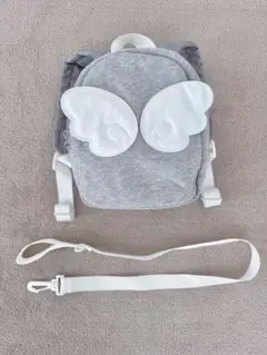 ハーネス付き幼児用リュックサック　天使の羽デザイン