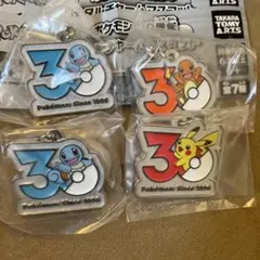 ポケモン　30周年　メタルチャームマスコット