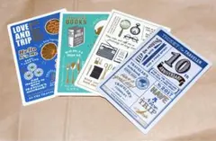 トラベラーズノート　下敷　過去パスポートサイズ　4枚セット