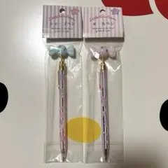 サンリオ❤️リトルツインスターズ⭐️シャープペン＆ボールペン 2本セット♬.*゜