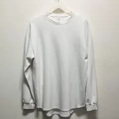 GU ジーユー ドライラウンドヘムビッグT 吸水速乾 抗菌防臭 ホワイト Mのサムネイル