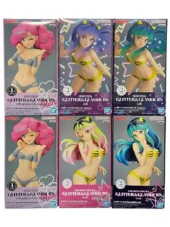 うる星やつら ラム　 GLITTER&GLAMOURS フィギュア　6個セット