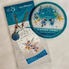 東京ディズニーシー 25周年 エンパイアグリル チャーム＆コースター