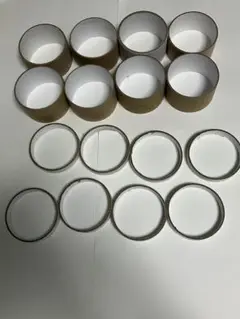 ガムテープ　セロハンテープ　芯　8個ずつ