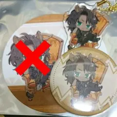 ツイステ カフェ 缶バッジ アクキー レオナ OH MY CAFE