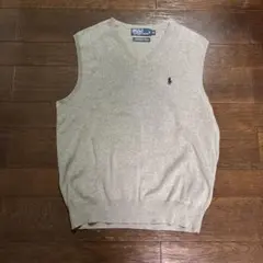美品⭐︎Polo by Ralph Lauren グレー Vネックベスト