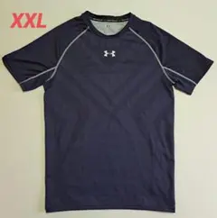 Under Armour XXL コンプレッションシャツアンダーシャツ ネイビー