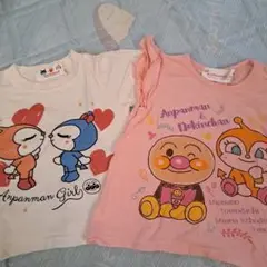 アンパンマン Tシャツ 2枚セット　80