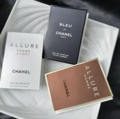 新品 アリュールオムスポーツ ブルードゥシャネル アリュールオム サンプル