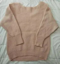 【SLOBE IENA】リブ編みニット　ウール100％