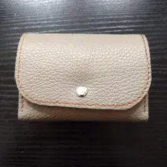 コンパクトウォレット　財布　本革　レザー　ハンドメイド