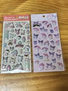 ぷくっとシール　サンリオキャラクターズ　マイメロディ　クロミ（2点セット）