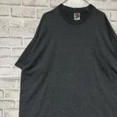USA製90sヴィンテージTシャツ！シングルステッチグレー半袖古着　2XL724