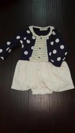 【値下げ】CROISSANCE BEBE ロンパース 女の子