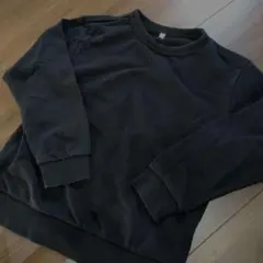 GU ブラック トレーナー 130