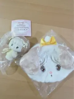 mikko ガチャ マスコットフィギュア　フェイスポーチ スフレ 2点セット