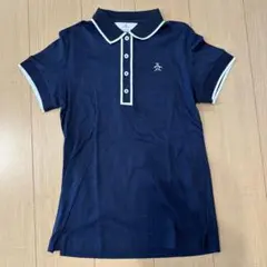 Munsingwear ポロシャツ ネイビー Lサイズ　レディース　ゴルフのサムネイル