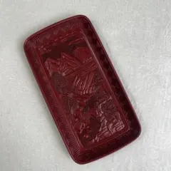 シルク製　絹製　韓国美術　うちわ　漆塗り　高級団扇 李朝 朝鮮美術 韓国民藝美術 2個まとめて　刺繍絵 太極旗 木製持ち手 漆器 扇子 2546 越前塗 骨董 三段重箱 漆 漆器 泥朱 牡丹彫 越前漆器 三