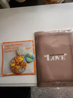 嵐「LOVE」罐徽章組 筆記組