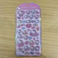 キティーちゃんコットンパフィー　ゼブラ柄