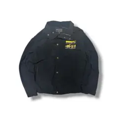 80s 企業系 ナイロンジャケット 刺繍 ブルゾン