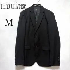 nano universe ナノユニバース テーラードジャケット M ブラック