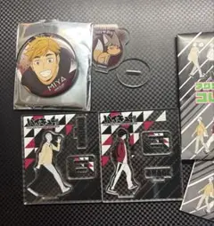 宮侑 宮治 銀島結 赤木路成 缶バッジ アクスタ 4点