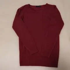 KOBE LETTUCE バーガンディ ニット N555