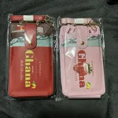 ガーナ チョコチャーム付きスマホショルダーポーチ　2種セット