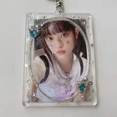 トレカキーホルダー　韓国　トレカ　レジン　デコ　硬質　ケース　トレカケース　星