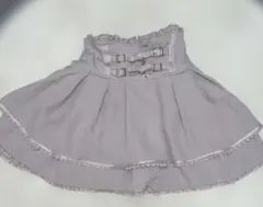 リズリサ スカート 2連リボンベルトスカパン