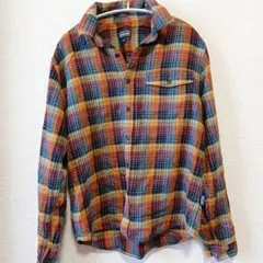 patagonia　パタゴニア　チェック柄ネルシャツ マルチカラー　XS