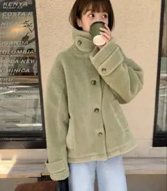 titivate　オーバーサイズ　ボアジャケット　コート