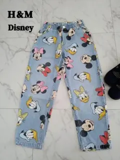 ✿H＆M✿ディズニーキャラクターデニム　パンツ　キッズ　子供服　女の子　130㎝