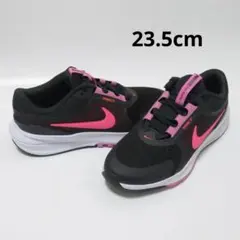 23.5cm 黒 ピンク ナイキ スターランナー 5 GS ジュニア レディース