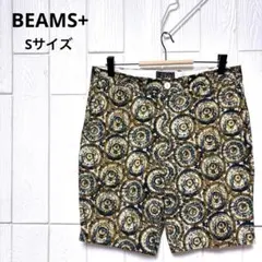 美品 ビームスプラス 総柄 シアサッカー生地 ハーフパンツ Sサイズのサムネイル