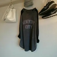 ✔spring♥《新品》ロゴTまつり❗大人casual ラグランTシャツ(Ｆ)